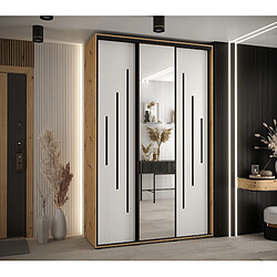 Abiks Meble Armoire Davos 13 À Portes Coulissantes 235,2/150/45 3 Portes