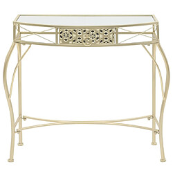 Maison Chic Table d'appoint | Table Basse Style fran?ais Métal 82 x 39 x 76 cm Doré -GKD67123