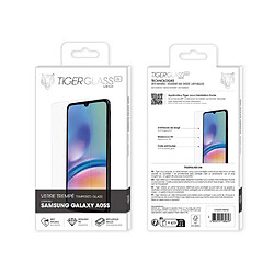 Tiger Verre Trempé pour Samsung Galaxy A05S Anti-rayures avec Applicateur Transparent