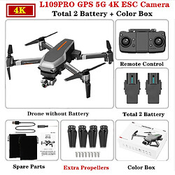 Universal Drone GPS L109 Pro avec cardan à 2 axes, anti-vibrations, auto-confluence, WiFi, FPV, caméra 4K, quadricoptère sans brosse, comparaison SG906 Pro F11 Zen K1 | hélicoptère RC