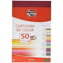 Fixo 11110350-Pack de 50grandes, A4, bordeaux