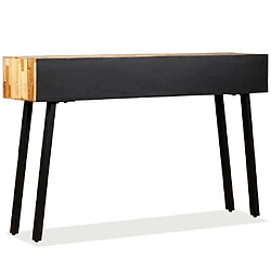 Acheter Maison Chic Table console | Meuble d'entrée | Table d'appoint Teck massif de récupération 120 x 30 x 76 cm -GKD76458