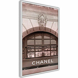 Paris Prix Affiche Murale Encadrée Chanel 20 x 30 cm Blanc