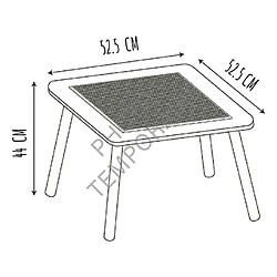 The Home Deco Kids Table d'activité enfant compatible briques de construction. pas cher