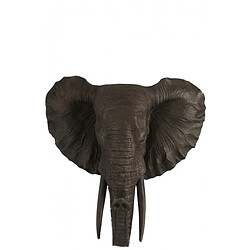 Dansmamaison Elephant Suspendu Resine Marron