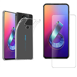 Xeptio Asus Zenfone 6 ZS630KL verre trempé protection écran vitre ET coque transparente