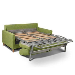 Acheter Inside 75 Canapé convertible OGGETTO matelas 16 cm système express sommier lattes 120cm RENATONISI velours vert