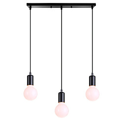 Stoex Luminaire Suspension Douille de lampe E27 avec Support de Barre 50cm, Lampe de P