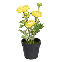 BigBuy Home Plante décorative Polyester Polyéthylène Fer Fleur 12,5 x 12,5 x 37 cm