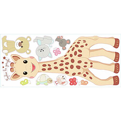 Thedecofactory SOPHIE LA GIRAFE - Stickers repositionnables géants Sophie la Girafe 92x40