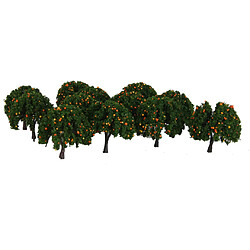 Acheter 70x Arbres Fruitiers et Herbes en Plastique Modèle Props Mini Bonsaï pour L'architecture Wargame Parc Paysages Ferroviaire