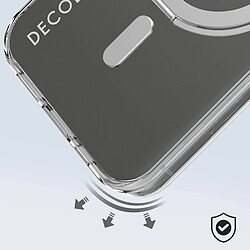 Coque MagSafe pour iPhone 15 Bague Support Loop Stand Decoded Transparent pas cher