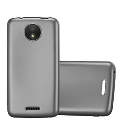 Cadorabo Coque Motorola MOTO C Etui en Gris