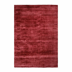 Paris Prix Tapis à Poils Courts Fait Main Luxury I Rouge 80 x 150 cm