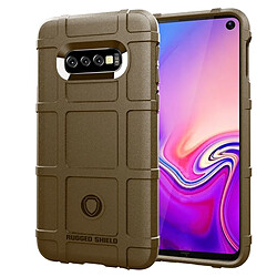 Wewoo étuis Coque Housse TPU antichoc à couverture totale pour Galaxy S10e (Marron)