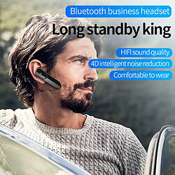 GUPBOO Casque Bluetooth sans fil Business Long Standby Time Étanche V5.0 Casque Sport Écouteur avec pas cher