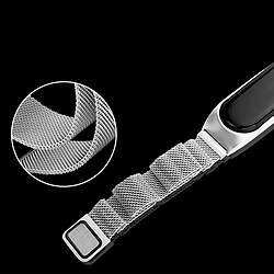 Avis PHONECARE Kit Bracelet Milanese Loop Fermoir Magnétique + Film Protectora D'écran Gel Full Cover pour Xiaomi Mi Band 7 - Noir