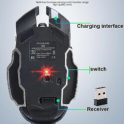 Universal Hot rechargeable X8 Wireless Solent LED Backlit Backlit USB Optical Ergonomic Gaming Mouse PC Mouse PC