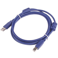 Avis Wewoo Câble bleu USB 2.0 AM vers BM classique, avec 2 conducteurs, Longueur: 5 m