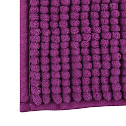 MSV Tapis de bain Microfibre CHENILLE 40x60cm Violet