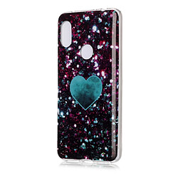 Wewoo Coque Souple Pour Xiaomi Redmi Note 6 Modèle de dessin coloré Pro Fabrication IMD Étui de protection en TPU Amour vert