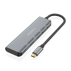 Hub USB Aisens A109-0763 Gris (1 Unité)