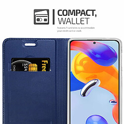 Acheter Cadorabo Coque Xiaomi RedMi NOTE 11 PRO 4G / 5G Etui en Bleu