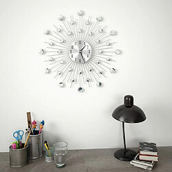 vidaXL Horloge murale avec mouvement à quartz Design moderne 50 cm