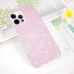 Coque en TPU + acrylique IPAKY antichoc, anti-rayures, IMD rose pour votre iPhone 13 Pro Max 6.7 pouces