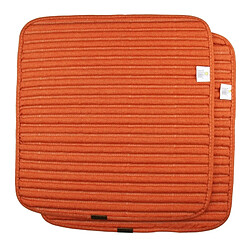 Wewoo Pour le bureau de famille Orange de voiture Tapis de coussin anti-glissant universel de quatre saisons de PCS