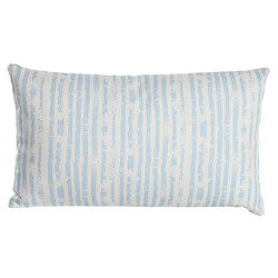 Coussin DKD Home Decor Rayures Bleu Blanc méditerranéen (50 x 15 x 30 cm)