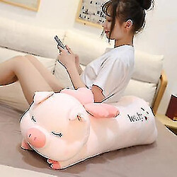 Universal Couchette d'animaux en peluche mignonne pour enfants le cochon en peluche jouet coussin toys 80cm