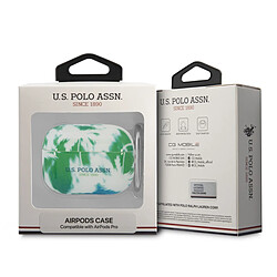 Us Polo U.S Polo Coque pour AirPods Pro Palm Antichoc Rigide Vert pas cher