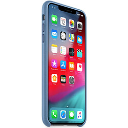 Avis Apple Coque Leather pour iPhone Xs Max - Cornflower