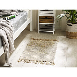 Avis Beliani Tapis beige à motif géométrique 50 x 80 cm DORTYOL