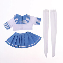 Acheter Beau Costume D'uniforme Scolaire De Style Universitaire Pour 1/3 BJD Girl Dolls Accessoires