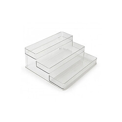 InterDesign Organisateur 3 étages - 26 x 23,5 x 10,2 cm - Plastique - Transparent