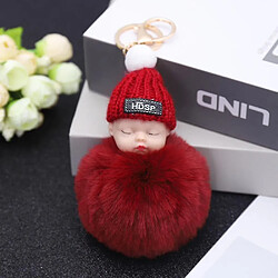 Universal Mignon peluche pendante sommeil hiver mignon casse-tête de poupée - dessin animé hair de cheveux ball9