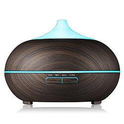 Universal Humidificateur d'air à ultrasons télécommandé 550ml Arôme Diffuseur d'huiles essentielles aromatiques avec granulés de bois 7 variations de couleur Lumière LED |