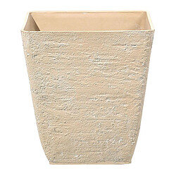 Beliani Cache-pot beige 39 x 39 x 43 cm DELOS