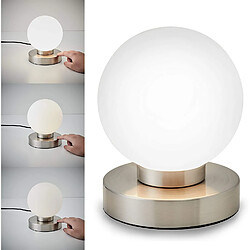 BESTA lampe de chevet tactile 3 intensités, lampe de table avec fonction Touch, lumière de lecture, éclairage chambre, chambre enfant bébé, 3 niveaux de luminosité