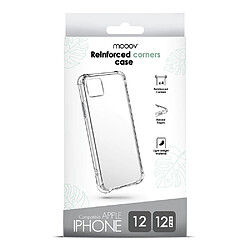 Avis MOOOV Coque semi-rigide renforcée pour iPhone 12/12 PRO - transparente