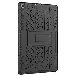 Acheter Coque en TPU hybride motif pneu avec béquille noir pour votre Samsung Galaxy Tab A 10.1 (2019) T510