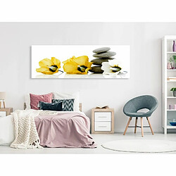 Paris Prix Tableau Imprimé Calm Mallow Narrow Yellow 40 x 120 cm