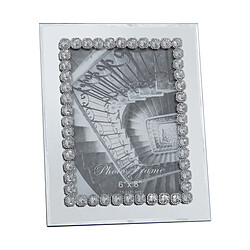 Cadre photo Alexandra House Living Gris Verre Miroir 21 x 26 x 1 cm