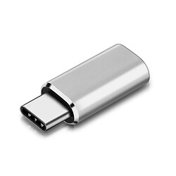 Avizar Adaptateur USB C mâle vers Lightning Femelle Charge et Synchronisation - Argenté