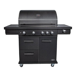 Boretti Barbecue gaz IMPERATORE Nero 4B