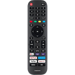 SANAG En2G30H Nouvelle Telecommande De Remplacement Adaptee Hisense Smart Lcd Led Uhd Tv With Netflix Prime Video Youtube -Tv Buttons 50A7500F 50A7520F 50A7540F 50A7560F 50Ae7400F 50Ae7410F