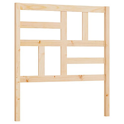 Maison Chic Tête de lit scandinave,Meuble de chambre 106x4x104 cm Bois massif de pin -MN83862