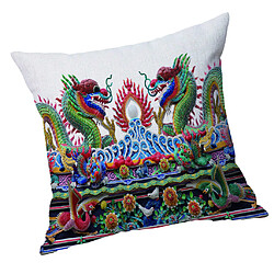 Acheter Velvet Animal Imprimé Throw Taie D'oreiller Coussin Sham Taie D'oreiller 50cm Dragon